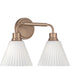 Pleated II 2-Light Lighting Premium Bronze