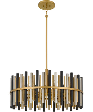 Richards 12-light Pendant Brushed Gold