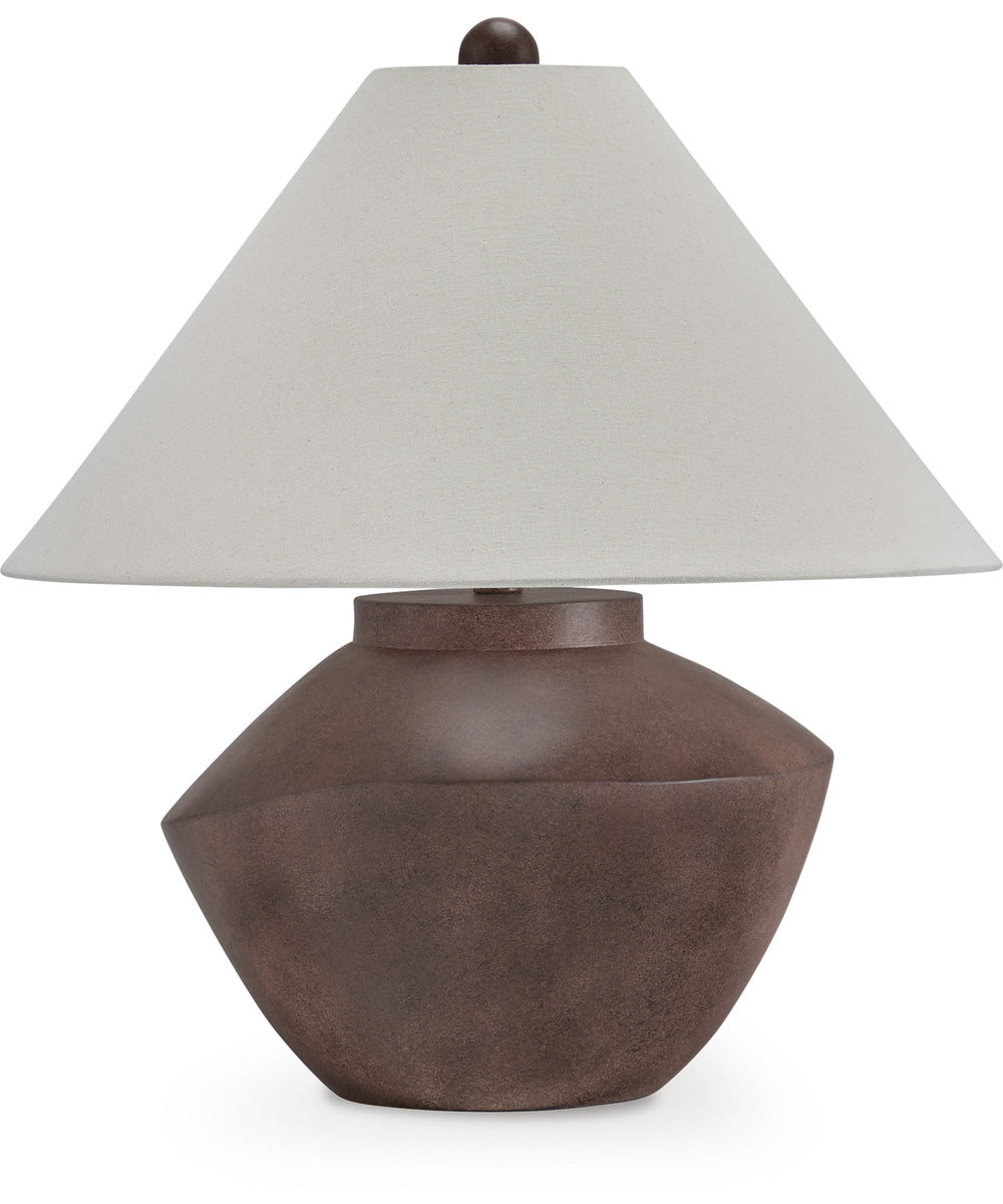 Honsworth Poly Table Lamp Antique Brown