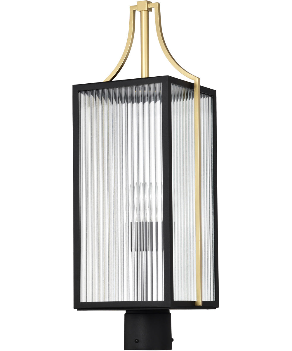 Holden 1-Light Outdoor Black / Gold