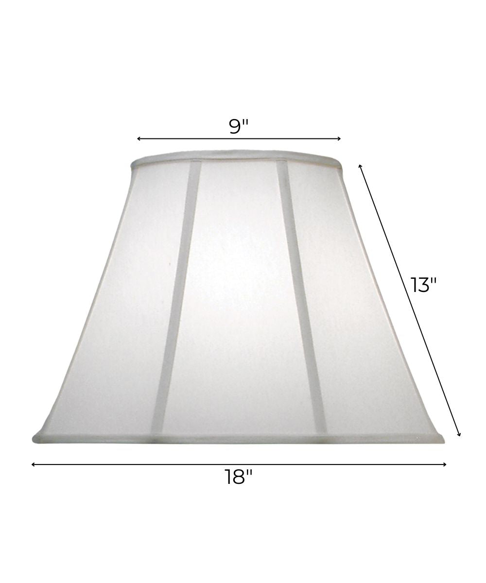 9x18x13 Oyster Silksheen Empire Softback Lampshade