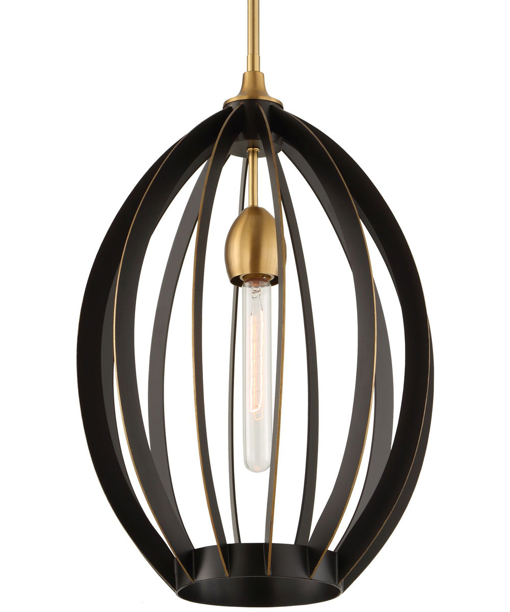 Darby 1 Light Architectural Oval Pendant