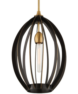 Darby 1 Light Architectural Oval Pendant