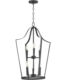 Arden 6-Light Pendant Black