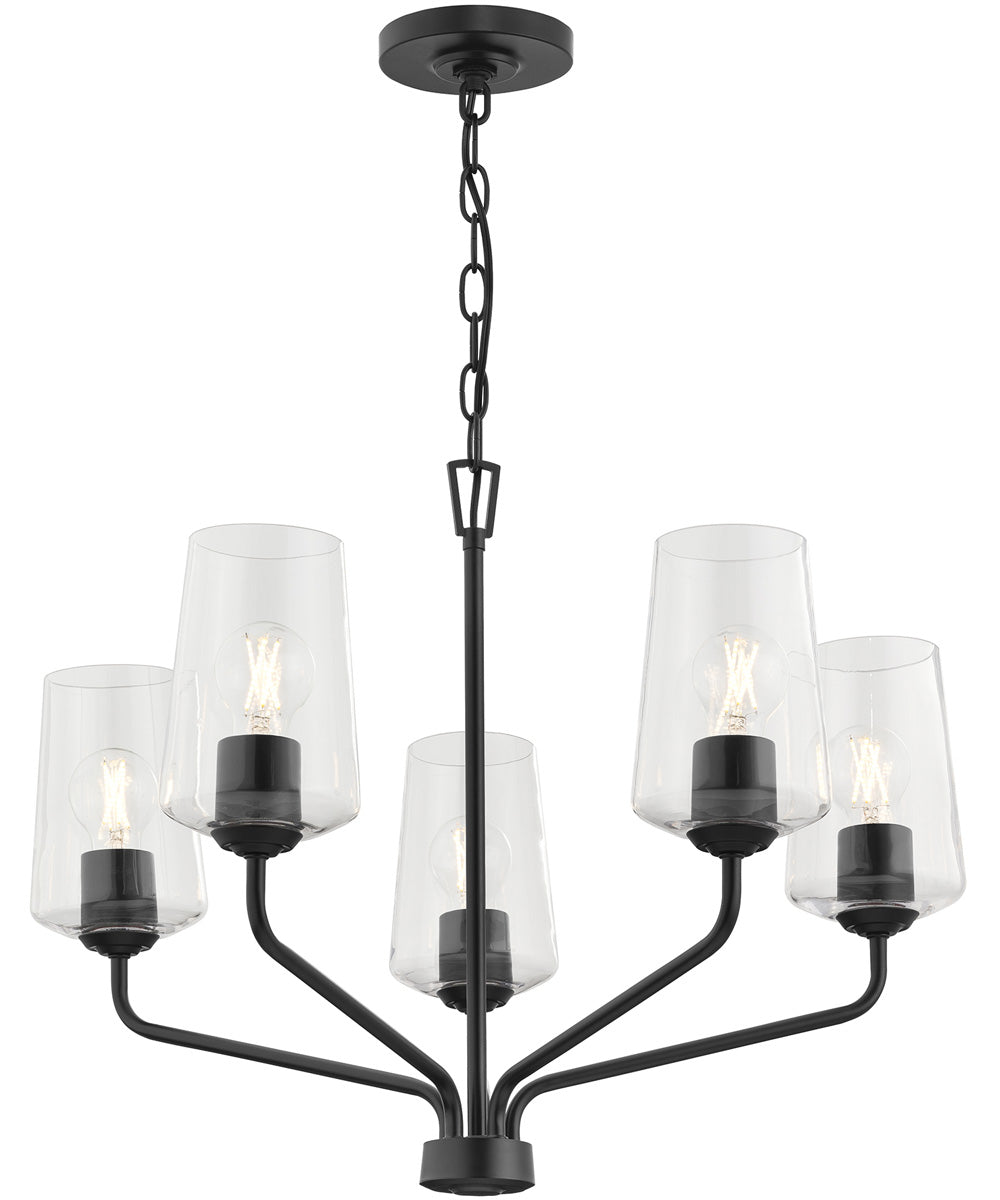 Celino 5-Light Chandelier Black