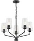 Celino 5-Light Chandelier Black
