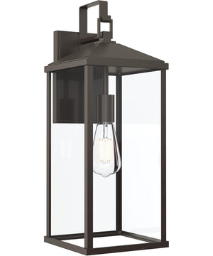 Cantley Extra Large Outdoor Wall Lantern with Clear Glass Panels Antique Bronze