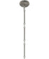 Pilar 6-Light Chandelier Brushed Nickel