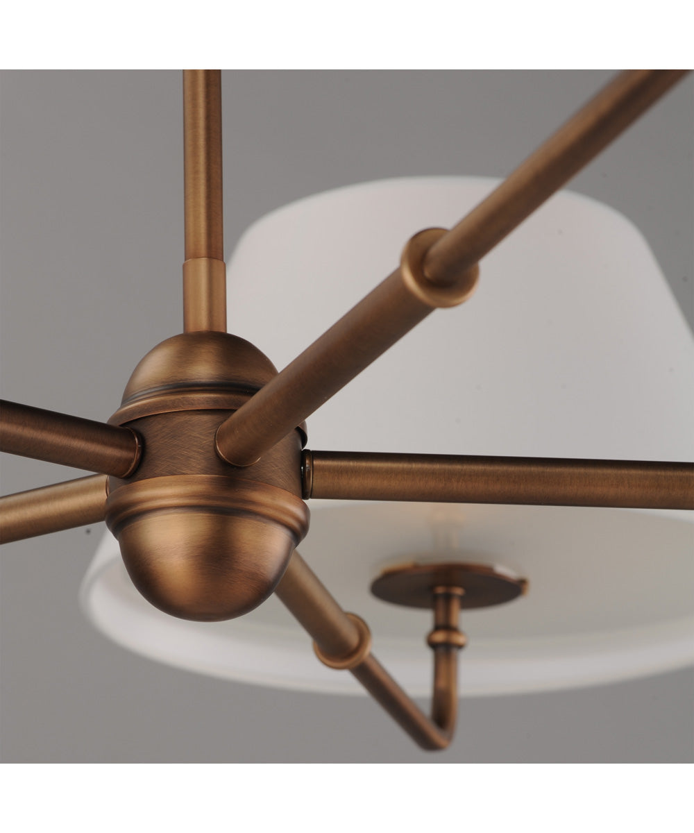 Dunbridge 5-Light Chandelier Weathered Brass