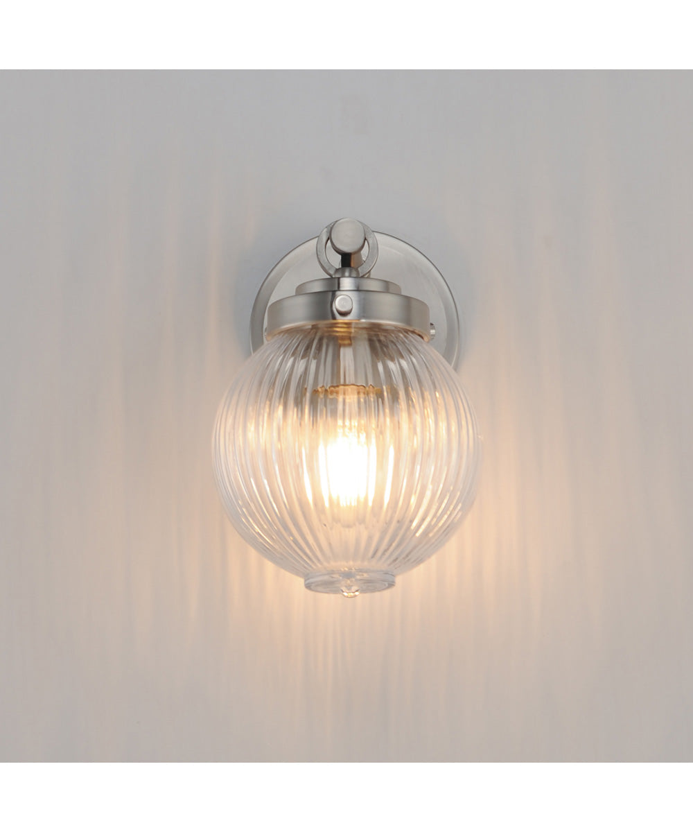 Kasbah 1-Light Bath Vanity Satin Nickel