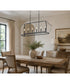 Arden 6-Light Linear Pendant Black
