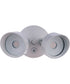 LED Flood 2-Light Outdoor Lighting White