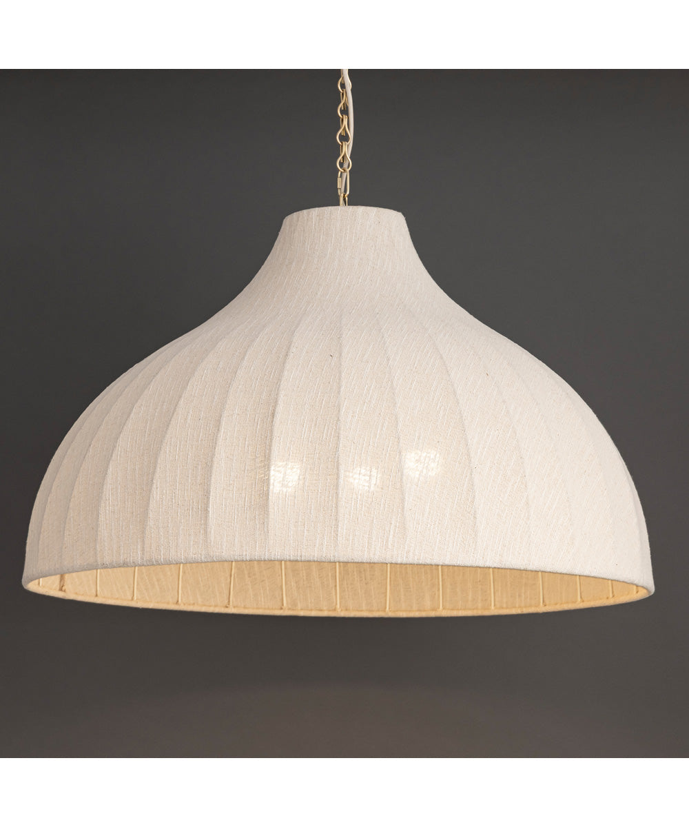 Hearthveil Pendant Natural Aged Brass