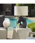 Peephole Outdoor Bronze Table Lamp