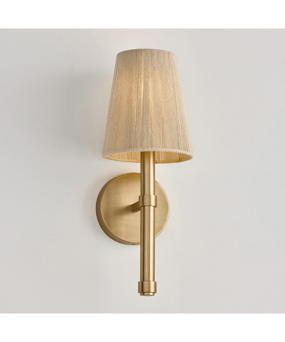 Mira 1-Light Sconce Matte Brass
