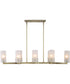 Mistie 8 Light Linear Chandelier