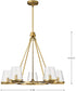 Valentine 5-Light Chandelier Vintage Brass