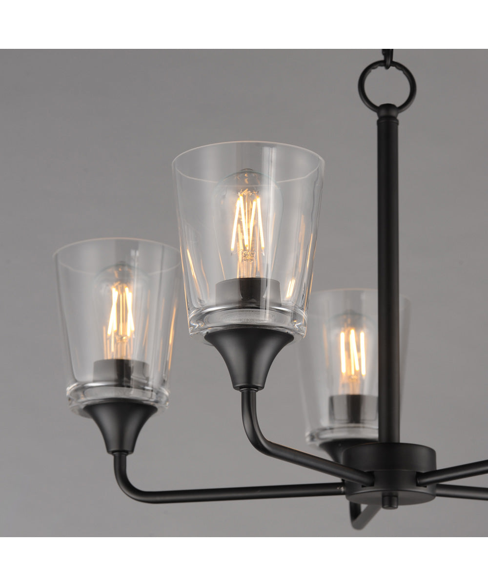 Hudson 5-Light Chandelier Black