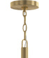 Mack 1-Light Pendant with Layered Glass Shade Brushed Gold
