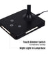 Brilli 21"H Charge Up Circadian LED Desk Lamp Black Finish with Touch Switch, Night Light on Base