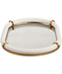 Cyprus Leather Oval Tray