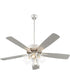 52" Ovation 4-light Ceiling Fan Satin Nickel