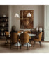 Leland 2 -Light-Linear Chandelier Aged Brass