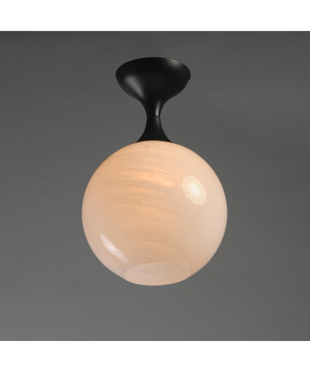 Neve Flush Mount Black