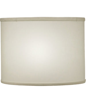 14x15x10 Parchment Butcher Linen Drum Hardback Lampshade