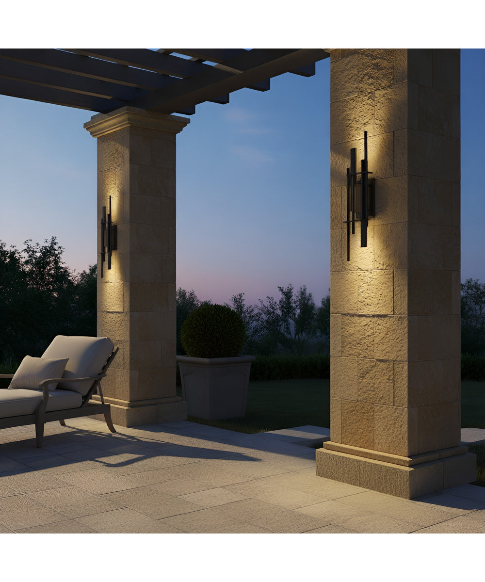 Newton Outdoor Wall Light Earth Black