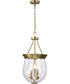 Boliver 3-Light Pendant Vintage Brass