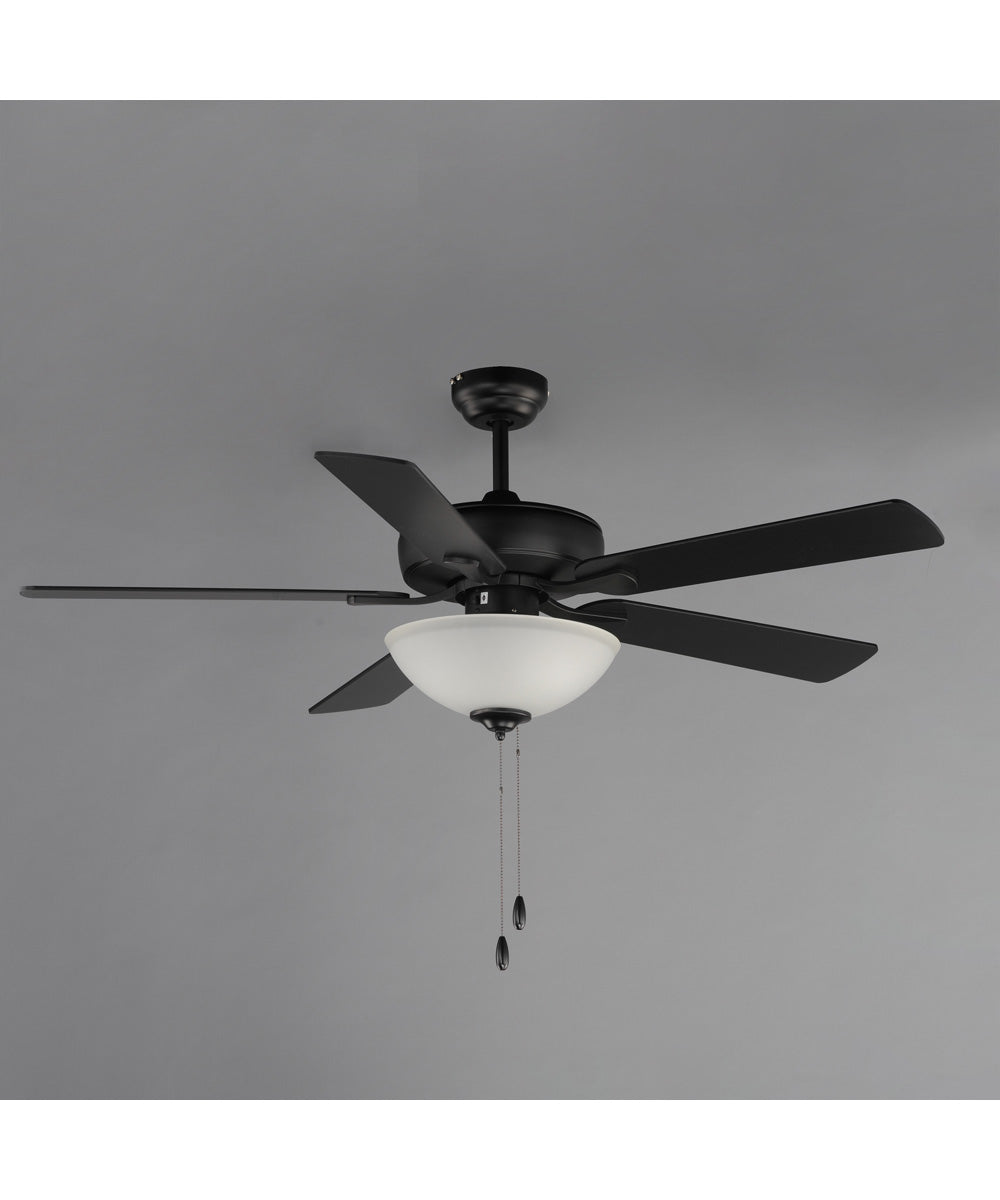 Super-Max 52 inch Ceiling Fan with 2-Light Kit Black
