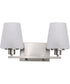 Lune 2-Light Vanity & Wall Brushed Nickel