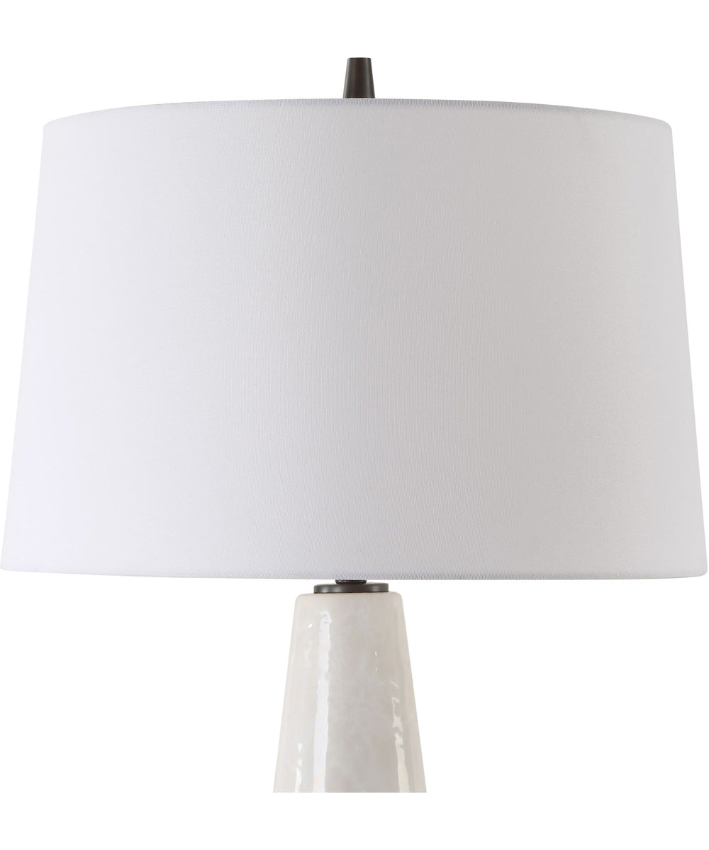 Loire Ivory Glaze Table Lamp