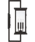 Jordan 4-Light Outdoor Lighting Textured Black