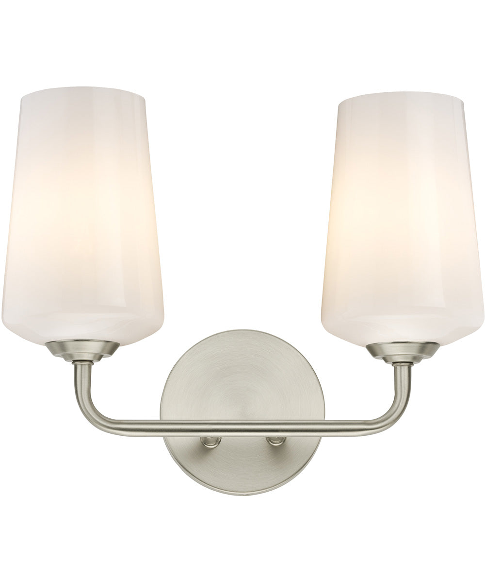 Celino 2-Light Bath & Vanity Brushed Nickel