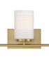 Leavenworth 3 Light Vanity Brushed Gold