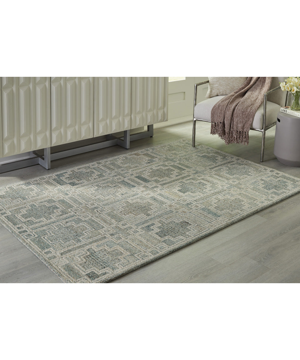 Jossland Medium Rug Green/Ivory