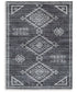 Arloman Washable Medium Rug Black/Cream/Gray