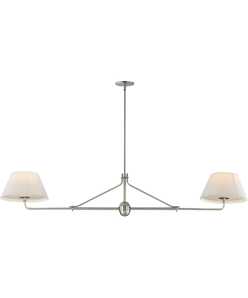 Dunbridge 2-Light Pendant Polished Nickel