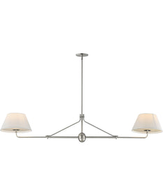 Dunbridge 2-Light Pendant Polished Nickel