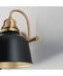 Hollis 2-Light Sconce Natural Aged Brass