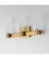 Duchess 3-Light Wall Sconce Natural Aged Brass