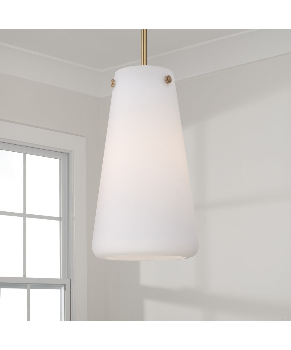 Averitt 1-Light Pendant Aged Brass