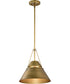 Adina 1-Light Pendant Natural Brass