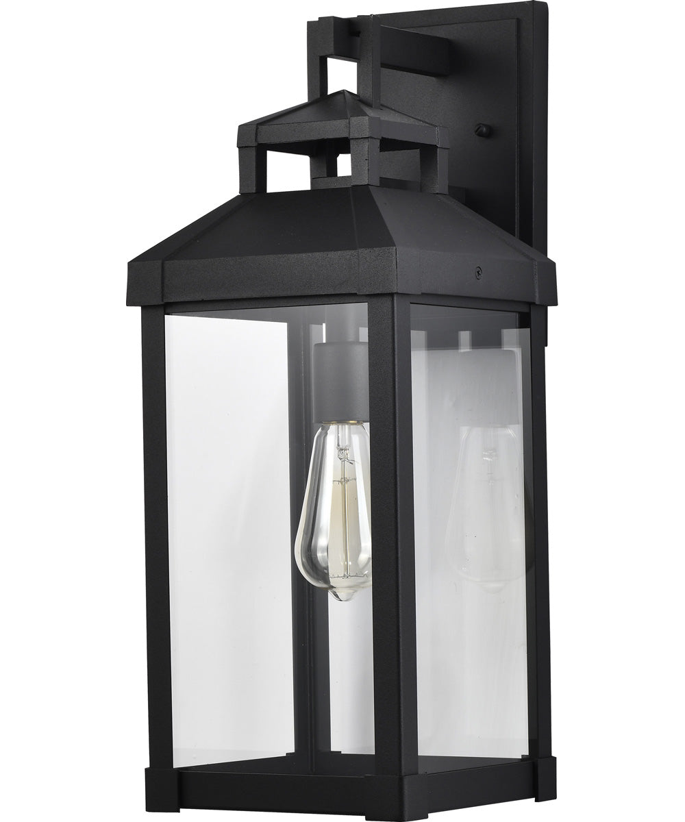 Corning 1-Light Outdoor Matte Black