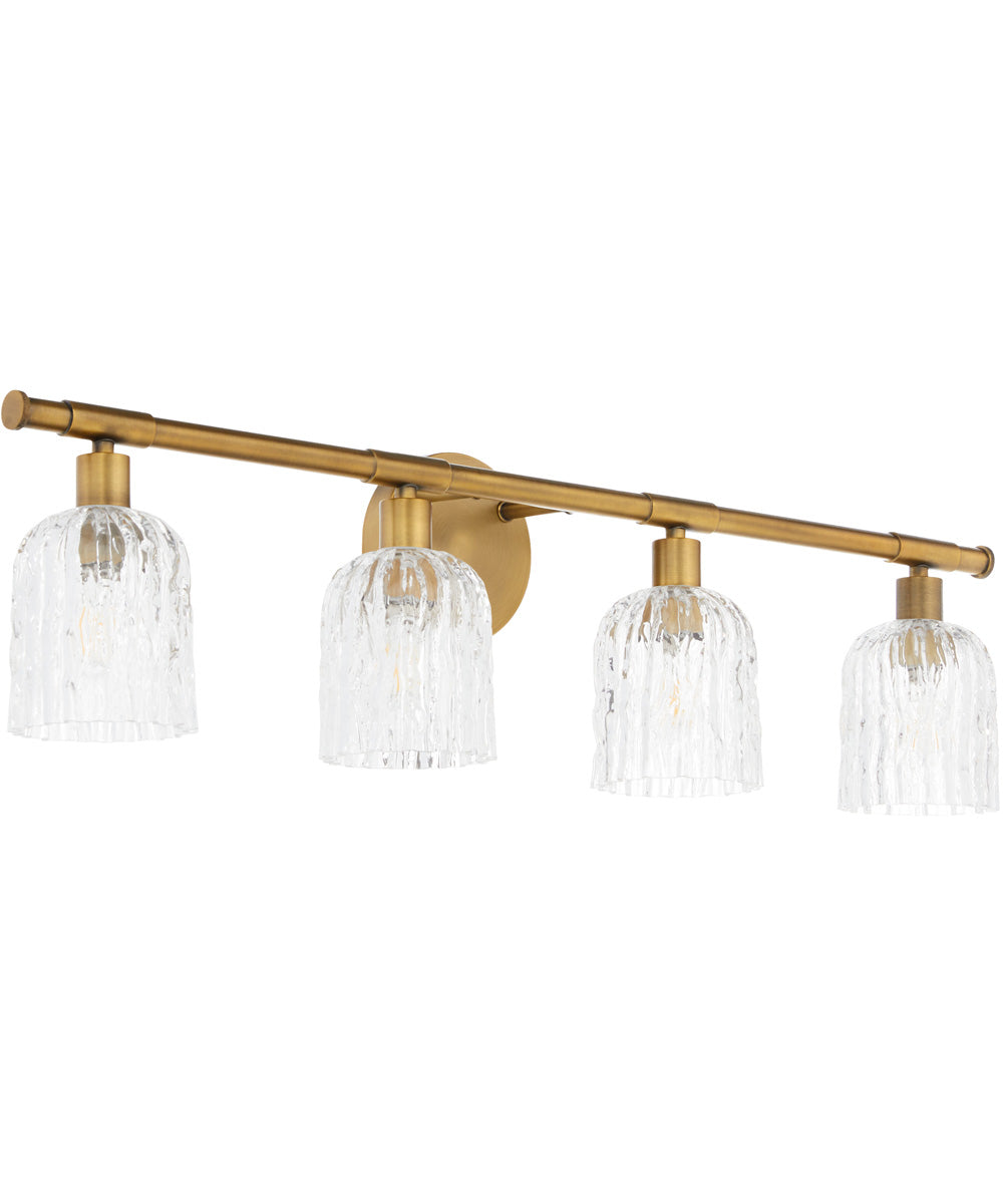 Meriam 4-light Bath Vanity Light Brushed Brass