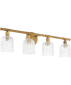 Meriam 4-light Bath Vanity Light Brushed Brass