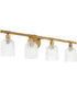 Meriam 4-light Bath Vanity Light Brushed Brass