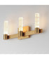 Duchess 3-Light Wall Sconce Natural Aged Brass